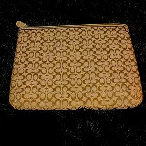 Coach Zippered Clutch